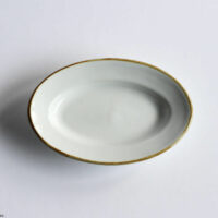 tough Oval Plate S / white