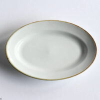 tough Oval Plate M / white