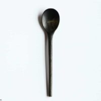 Wooden Korean spoon / Urushi-Black