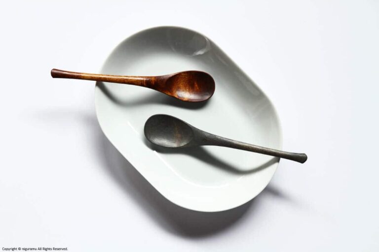 Wooden Japanese spoon / Urushi