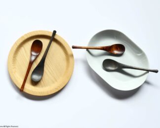 Wooden Japanese spoon / Urushi