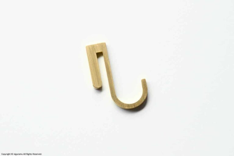 Tool hook, type-J / Brass