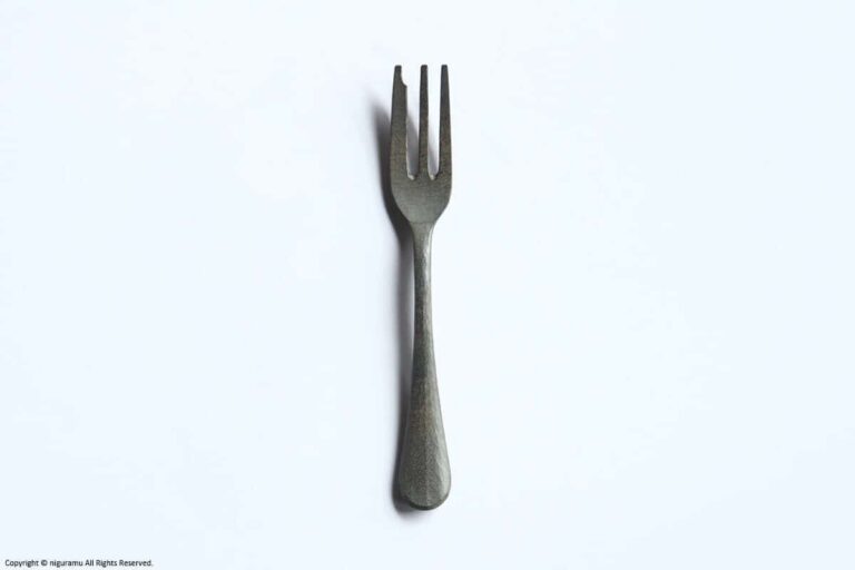 Wooden Dessert fork / Urushi-Gray