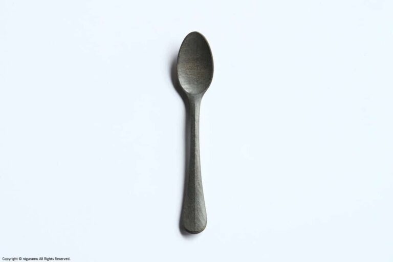 Wooden Dessert spoon / Urushi-Gray