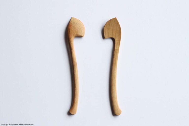 Wooden jam spoon / Cerasus jamasakura