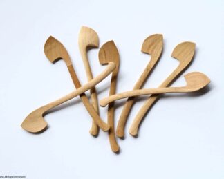 Wooden jam spoon / Cerasus jamasakura