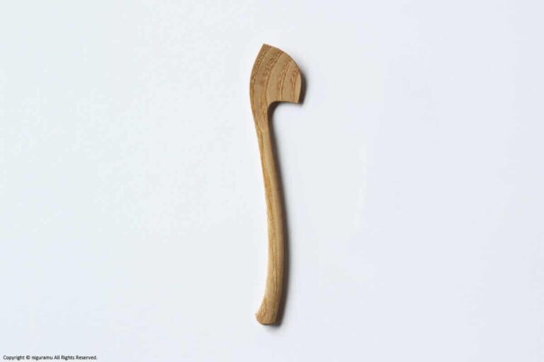 Wooden Jam spoon (Left-handed) / Chestnut tree