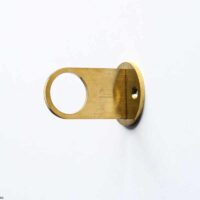 Hook type-O, round base / Brass