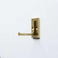 Hook type-L, square base / Brass