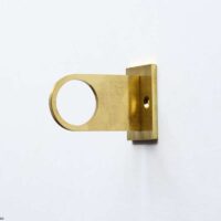 Hook type-O, square base / Brass