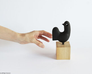 □釜定 南部鉄器☆オーナメント2点セット☆魚と鳥☆オブジェ