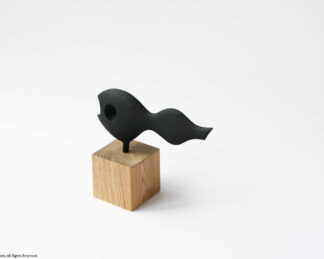 Ornament, Tadpole (with wooden base) - Image 3