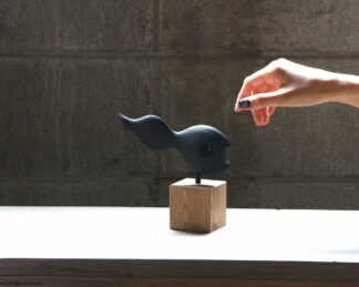 Ornament, Tadpole (with wooden base) - Image 5