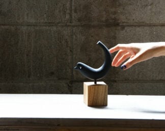 Ornamental, Bird-U (with wooden base) - Image 5