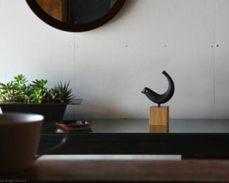 Ornamental, Bird-U (with wooden base) - Image 6