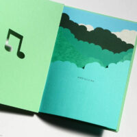 The sounds carried by the wind