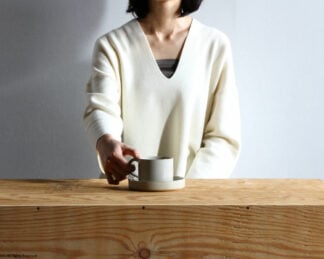 Moderato (モデラート), カップ&ソーサー / グレー | ceramic japan