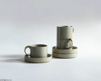 Moderato (モデラート), カップ&ソーサー / グレー | ceramic japan 