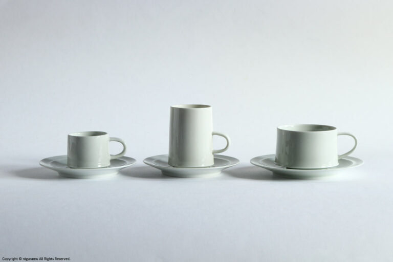 Moonlight series "3 types of cups with saucer."