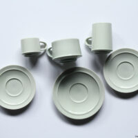 Moonlight series / 3 types of cups with saucer.