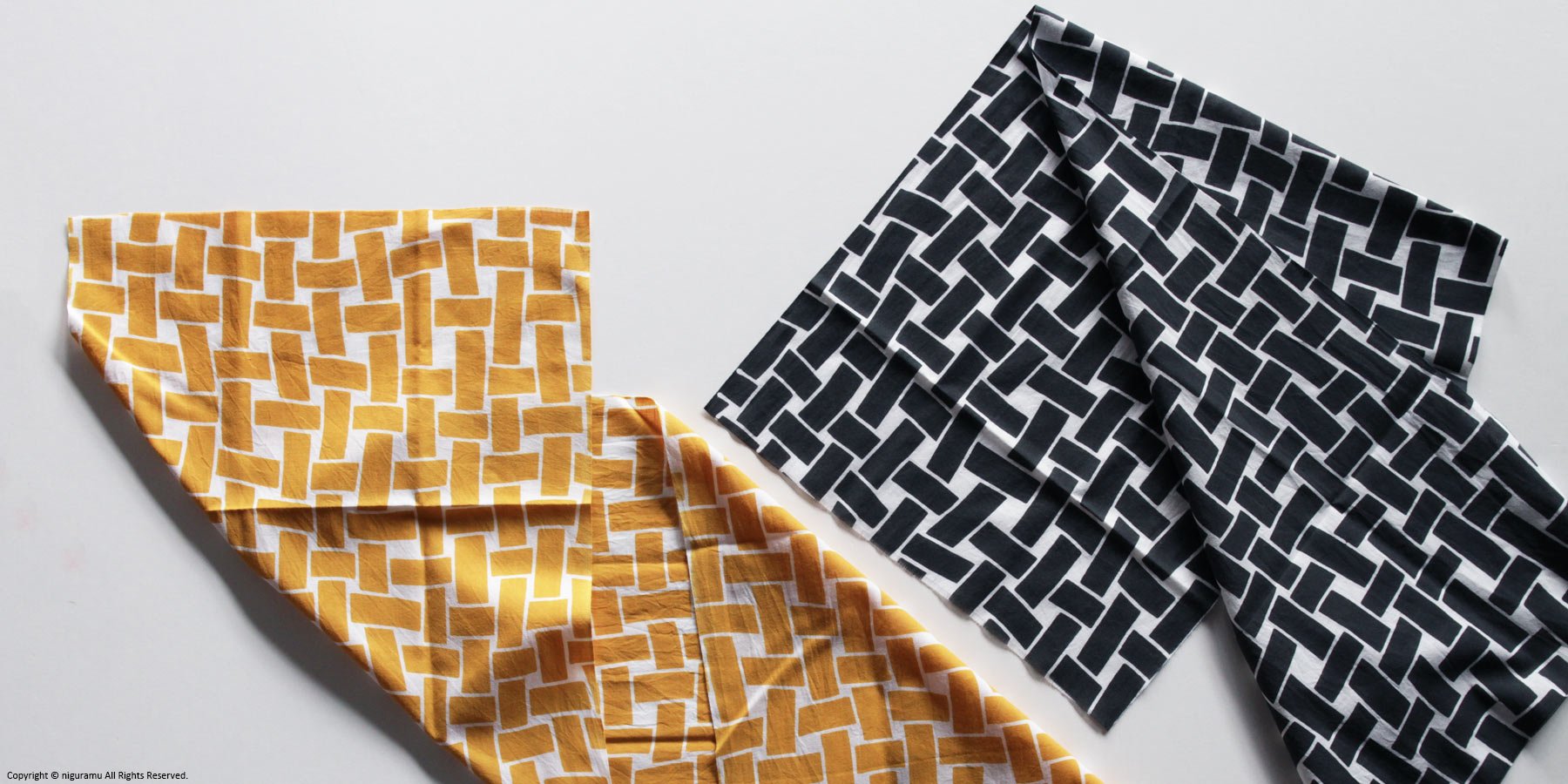 手ぬぐい, 平織