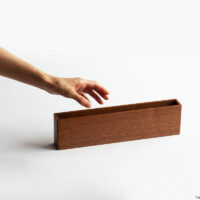 Letter rack / walnut