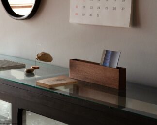 Letter rack / walnut
