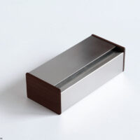 Tissue box / Fuki Urushi - Red (Deep reddish brown)