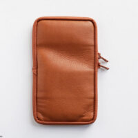 TSUKUSHI pen case, leather / Brown