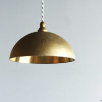 Pendant lamp HEMISPHERE / Gold-ihada (Polished inside)