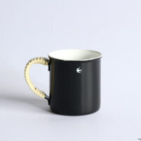 tsubame-RATTAN Mug, medium / black