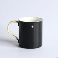 tsubame-RATTAN Mug, large / black