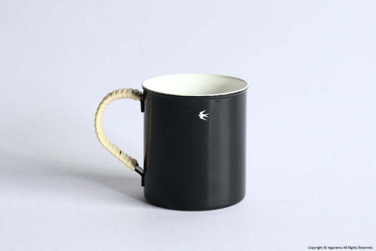 tsubame-RATTAN Mug, large / black