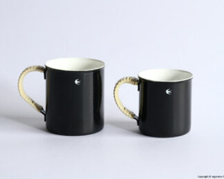 tsubame-RATTAN Mug / black