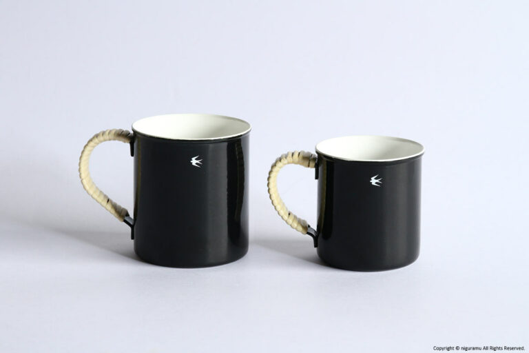 tsubame-RATTAN Mug / black