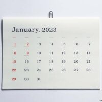 2023 KASAI Kaoru Calendar, plain