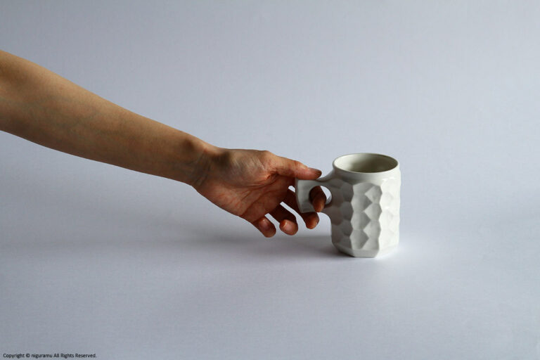 Jincup ceramics, L / white porcelain