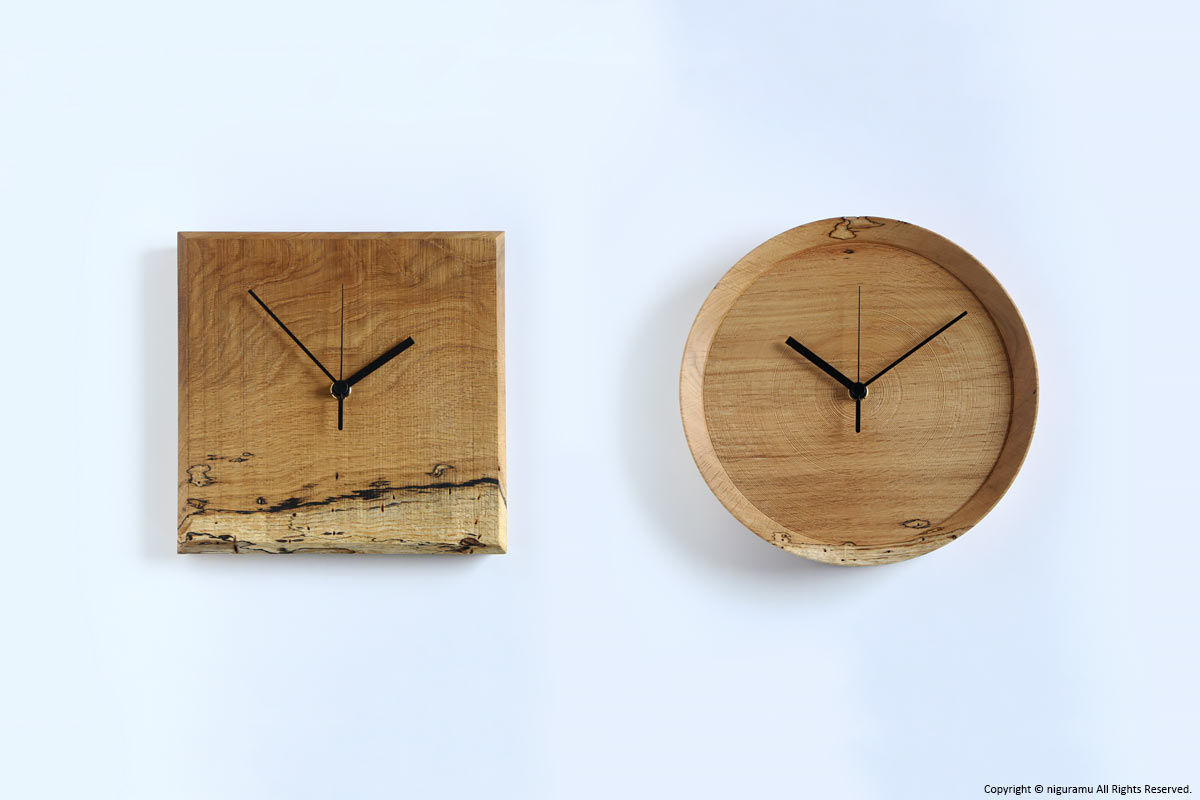 RetRe 壁掛け時計 Wormy wood Wall clock | RetRe | niguramu