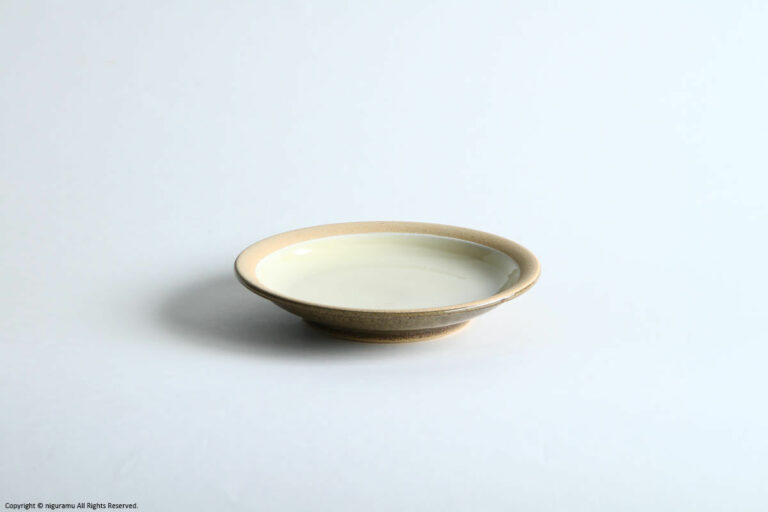 SYUSSAI KILN Round dish, M / white