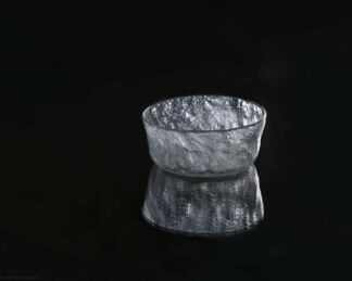 Round Flat Glass Bowl, S