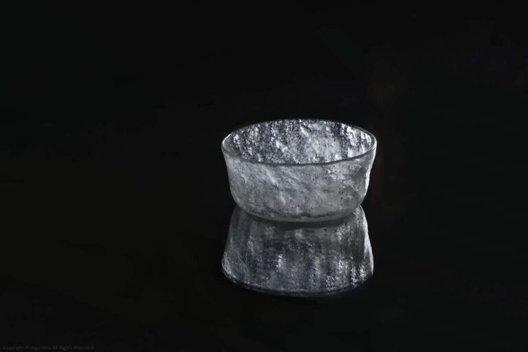 Round Flat Glass Bowl, S