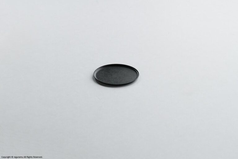 Onami, Plate 100 / urushi black