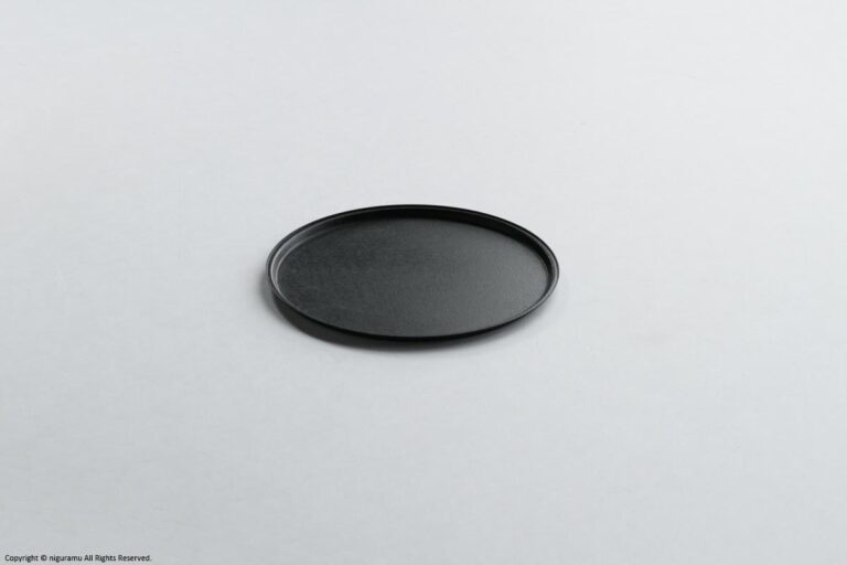 Onami, Plate 180 / urushi black