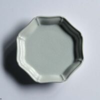 8KAKU-MOCCO plate 200mm / Crackle glaze