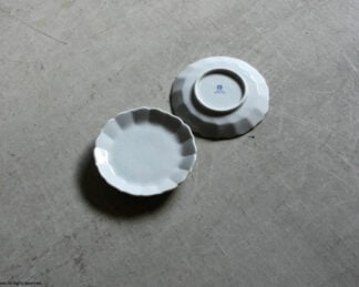 KIKU plate 160mm / Crackle glaze