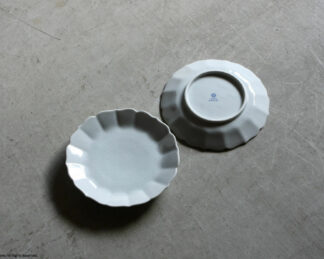 KIKU plate 190mm / Crackle glaze