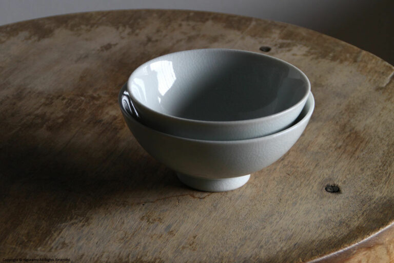 Rice bowl / Crackle glaze