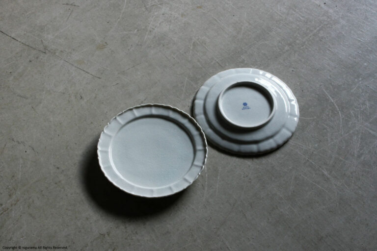 RYOUKA plate 215mm / Crackle glaze