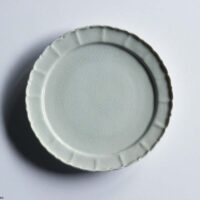 RYOUKA plate 215mm / Crackle glaze