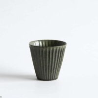 fin cup, low / olive